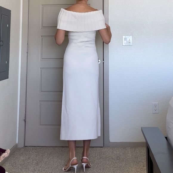 SAFIYAA RISETTE IVORY MIDI DRESS - Picture 2 of 9